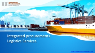 Importer & Exporter of Record (IOR / EOR) Services - Intergrated Procurment