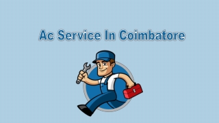 AC Service in Coimbatore