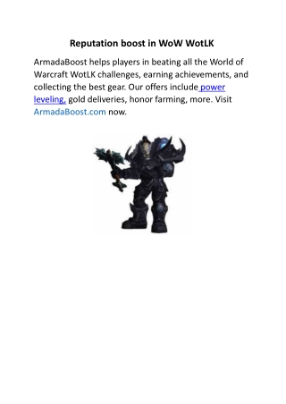 Reputation-boost-in-WoW-WotLK