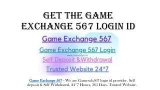Get the Game Exchange 567