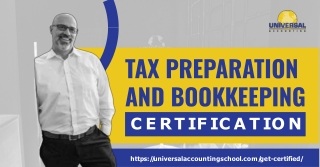 Best institute online for  tax preparation and bookkeeping certification