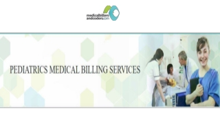PEDIATRICS MEDICAL BILLING SERVICES