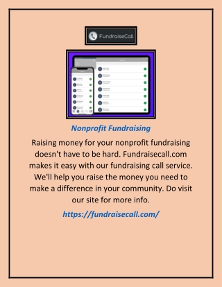 Nonprofit Fundraising
