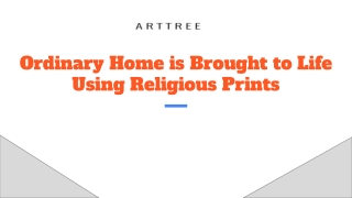 Ordinary Home is Brought to Life Using Religious Prints