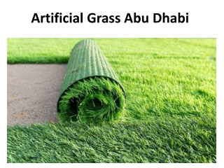 Artificial Grass Abu Dhabi