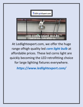 Buy Online the Awesome LED Corn Light Bulb