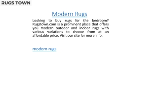 Modern Rugs  Rugstown.com