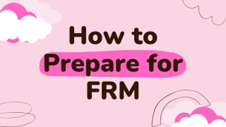 How to prepare for FRM