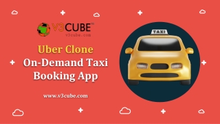 Uber Clone _ On Demand Taxi Booking App