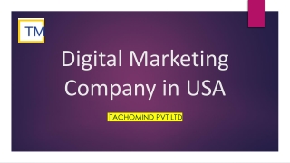 Digital Marketing Company in USA