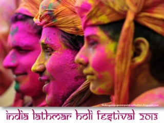 India - Lathmar Holi Festival 2013