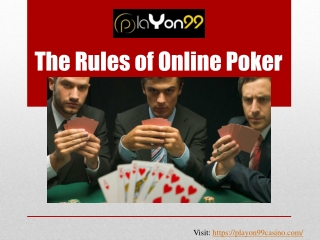 The Rules of Online Poker