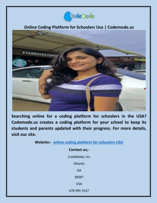 Online Coding Platform for Schoolers Usa | Codemode.us