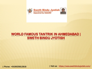 World famous tantrik in ahmedabad , sweth bindu jyotish