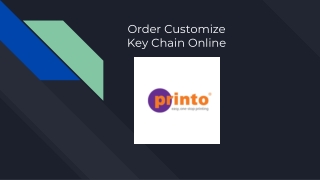 Order Customize Key Chain Online