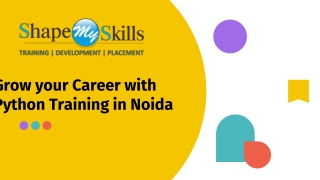 Grow your career in python training in noida