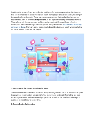 Top Social Media Marketing Tips For Businesses