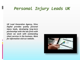 Personal Injury Leads UK