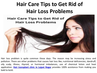 Advice on Taking Care of Your Hair to Prevent Hair Loss