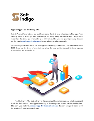 Types of Apps That Are Ruling 2022 _ Softindigo