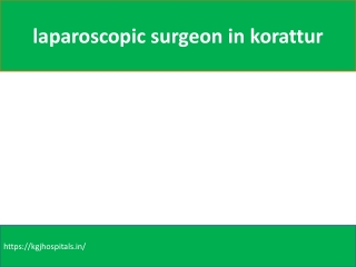 gastro surgeon in korattur
