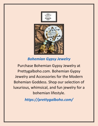 Bohemian Gypsy Jewelry