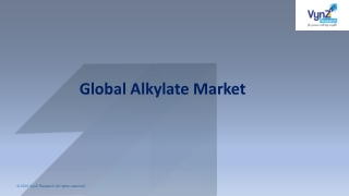 Alkylate Market Report Size, Industry Analysis and Global Forecast by 2025