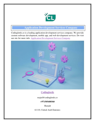 Application Development Services Company Codinglords.co