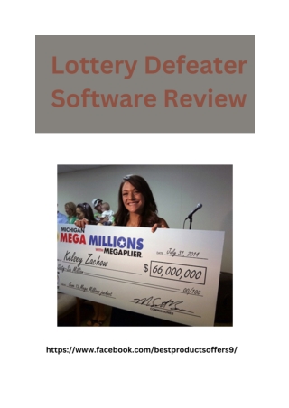 _Lottery Defeater Software Review