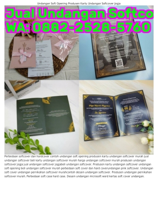 088ᒿ-ᒿ5ᒿ8-5ᜪ60 (WA) Harga Kartu Undangan Softcover Jogja Soft File Undangan Pern