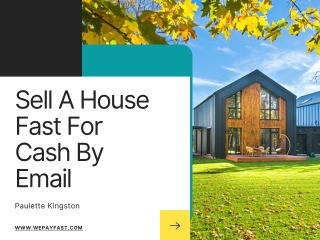 Sell A House Fast For Cash