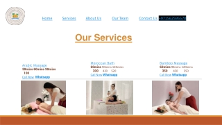 Full Body Massage Spa in Dubai | Jumeirahseasidespa.com