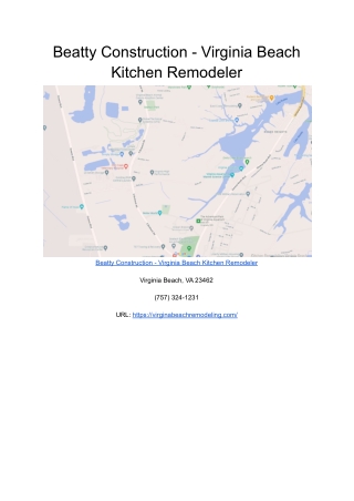 Beatty Construction - Virginia Beach Kitchen Remodeler
