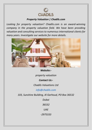 Property Valuation  Chadils