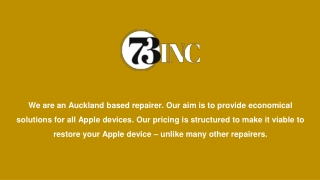 Apple Service Center & Repair Auckland - 73 INC