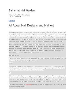 Bahama _ Nail Garden