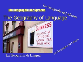 The Geography of Language
