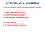 INTRODUCCION AL OLIMPISMO