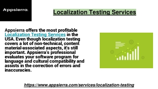 Localization Testing Services