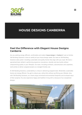 House Designs Canberra