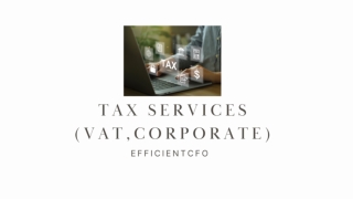 Taxation Services in Dubai | Tax Consultation Services in UAE