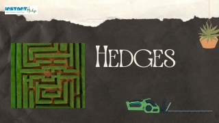 Hedges