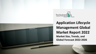 Application Lifecycle Management Market 2022 - 2031