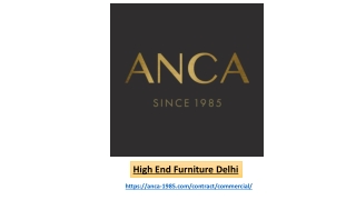 High End Furniture Delhi