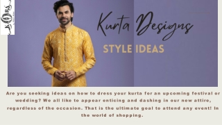 Style Ideas For Kurta Designs To Help You Look Suave At Different Occasions 1