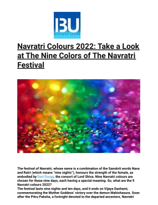 Navratri Colours 2022_ Take a Look at The Nine Colors of The Navratri Festival