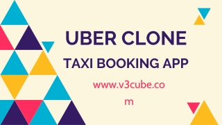 Uber Clone App Taxi Booking App Solution