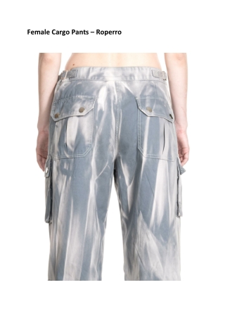 Female Cargo Pants – Roperro
