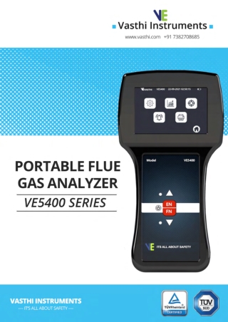 Portable Flue Gas Analyzer VE-5400