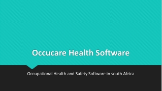 Occupational Health and Safety Software in south Africa